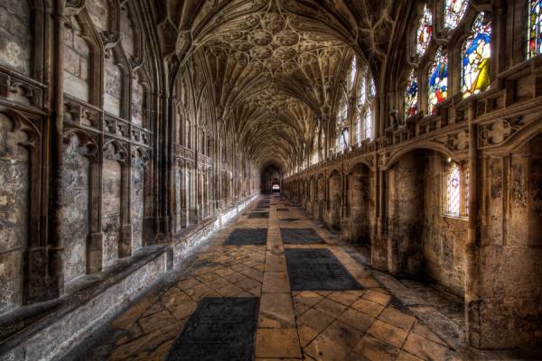 Photograph Roland Shainidze Cloister Of Gloucester Cathedral on One Eyeland